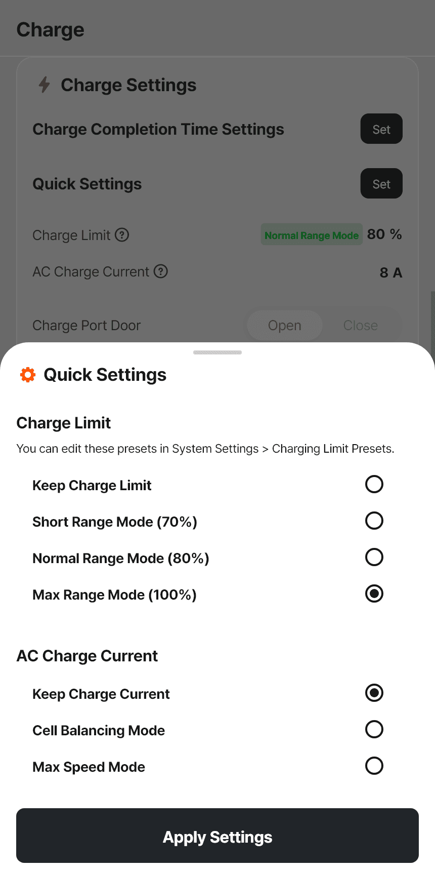 A Long Trip Tomorrow? Finish Charging Close to Departure